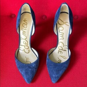 Sam Edelman Women's Blue Suede Shoes